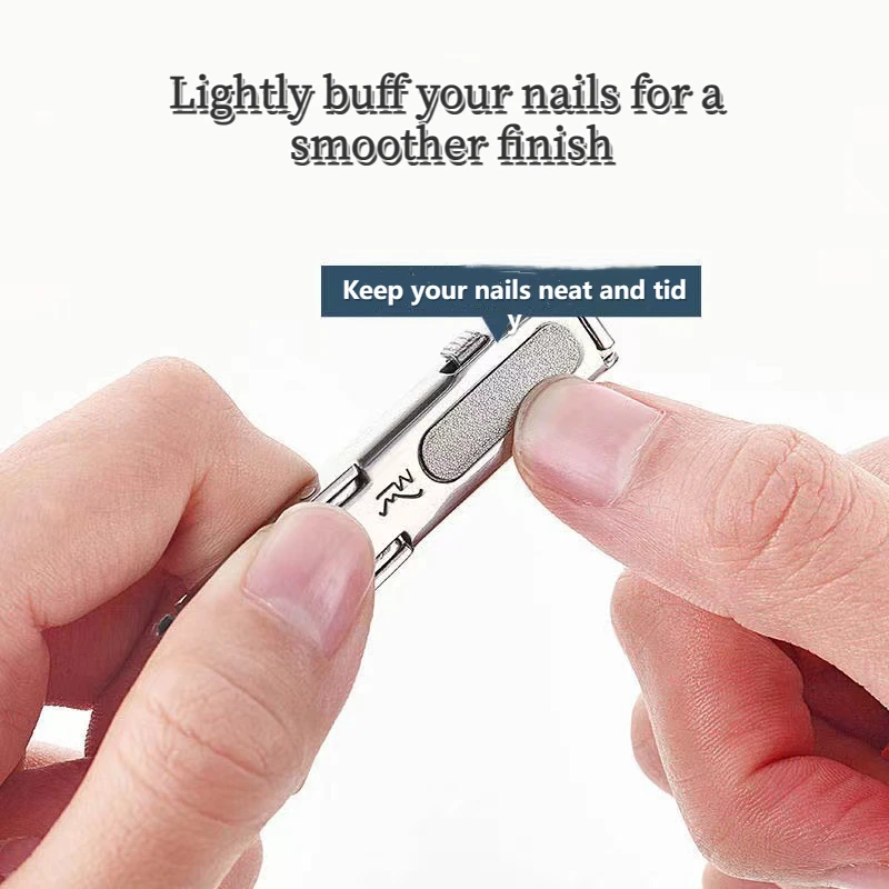 

1PC Foldable 0.5cm Ultra-thin Portable Stainless Steel Nail Toe Cutter Trimmer Scissor Manicure Pedicure Tool Fingernail Clipper