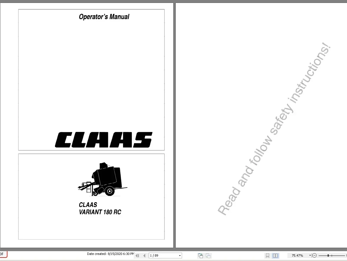 Сельскохозяйственные руководства Claas 35 38 ГБ полная коллекция обновленный PDF-DVD на