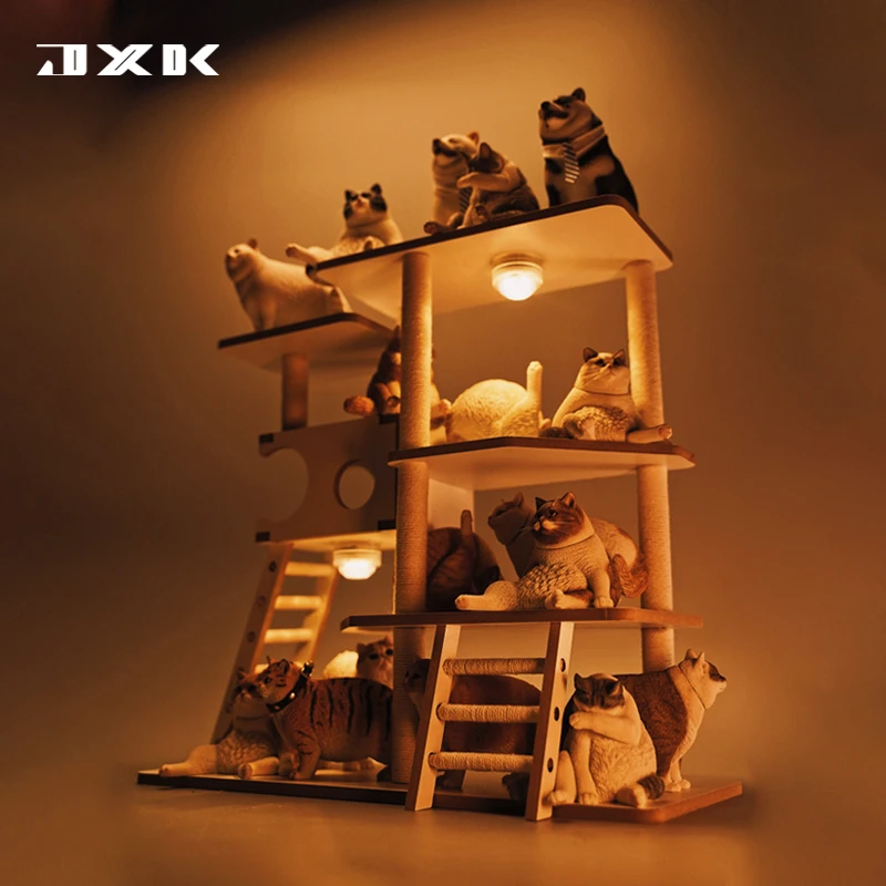 

JXK 1/6 рамка для скалолазания для кошек, декоративные аксессуары, пейзаж, реквизит для стрельбы, игрушки, украшение для детей и взрослых, подар...