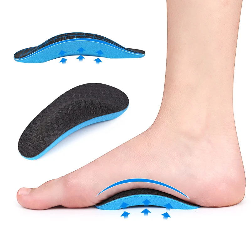 2pcs Foot Care Insoles Arch Half Pads Orthosis Bunion Corrector Flat Feet Support Cushion Plantar Fasciitis Sports Pad Feet Care