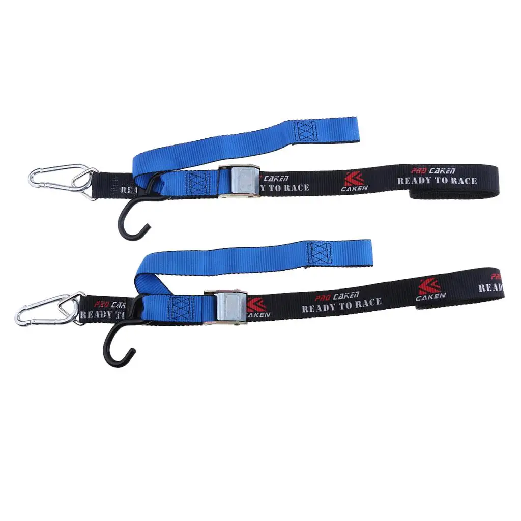 

Motorcycle Accessories Nylon Ratchet Straps with Retractors Hooks