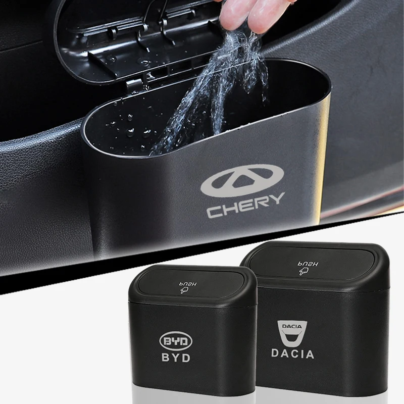 

Car Trash Can Trailer Trash Dust Box Storage Box for Ssangyong Rexton 2 Tivolan Musso Tivoli Kyron Actyon Sport Car Accessories