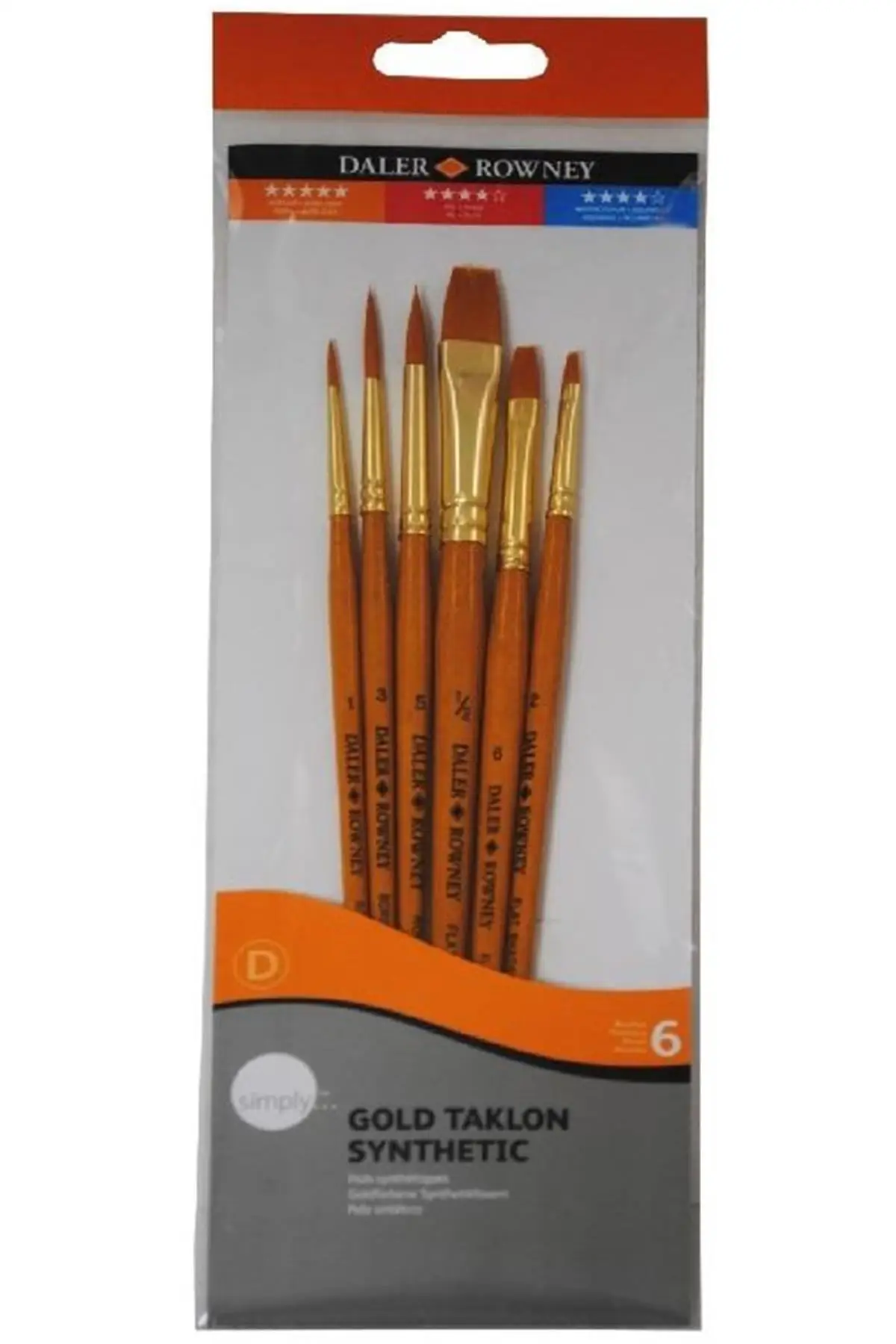 

Brand: Giotto Daler Rowney 6 Pieces Brush Set 216920600 Category: Brush