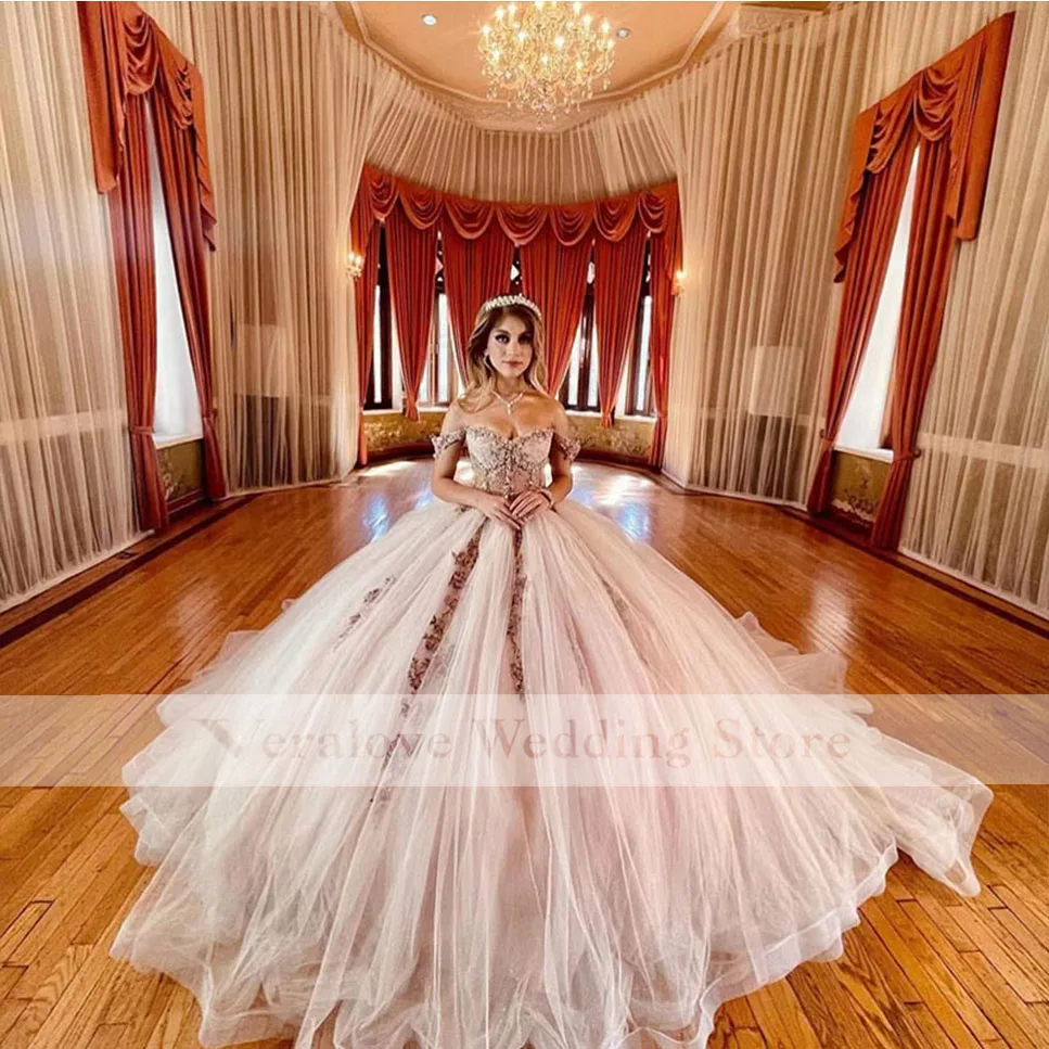 

Бальное платье цвета шампанского, платья для Quinceanera 2022, милое платье с открытыми плечами для конкурса, наряды для 15 лет, праздничное платье