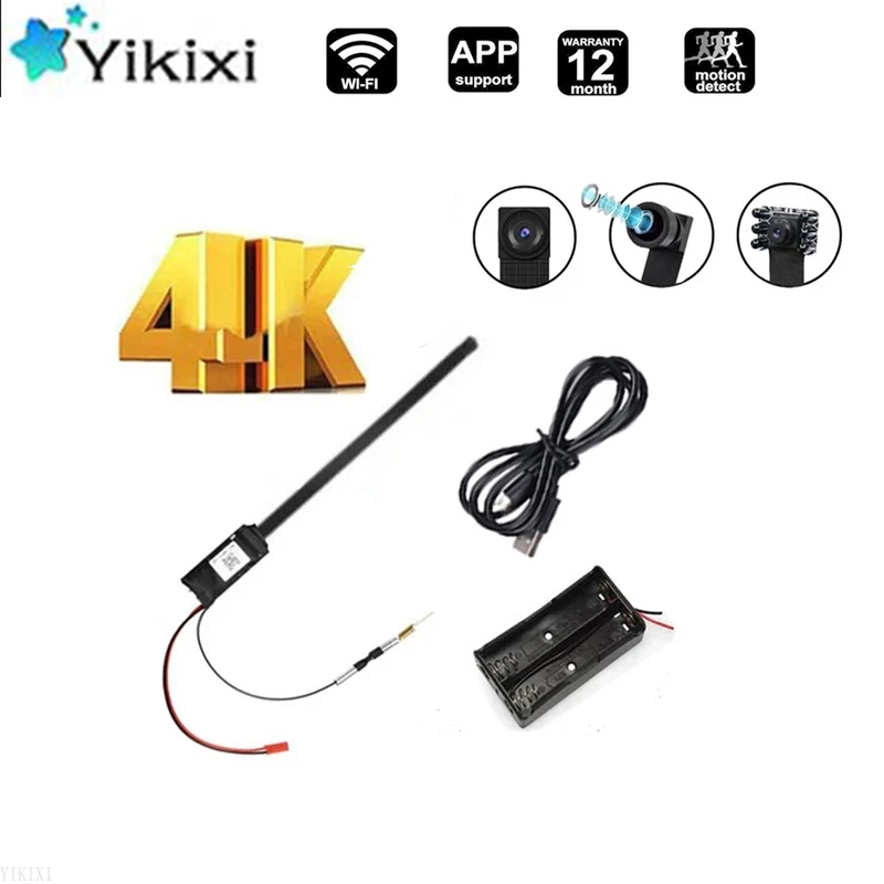 

H.264 ip-камера HD4K/1080P WIFI P2P/AP видеокамера ночного видения с датчиком движения и дистанционным управлением домашний монитор поддержка скрытой TF-...