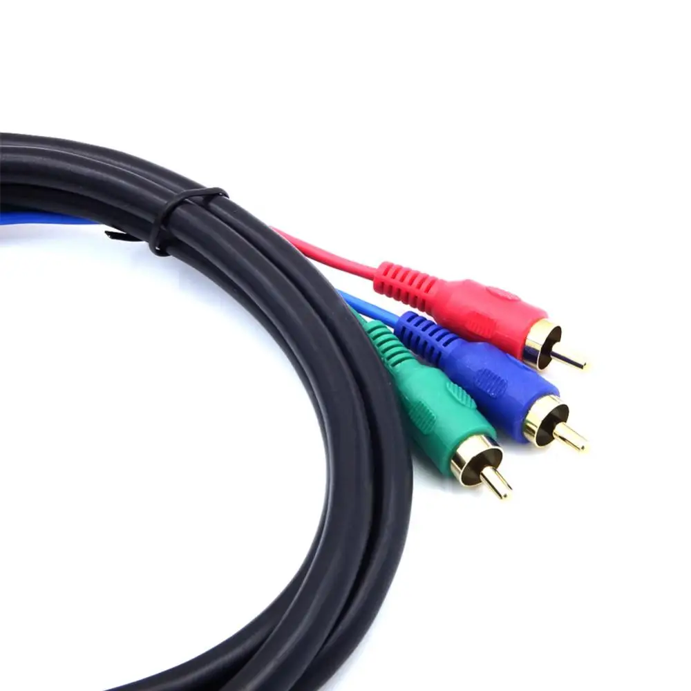 Кабель аудиоадаптер для ПК DOONJIEY 1 5 м VGA к TV 3 RCA компонентный AV ноутбук |