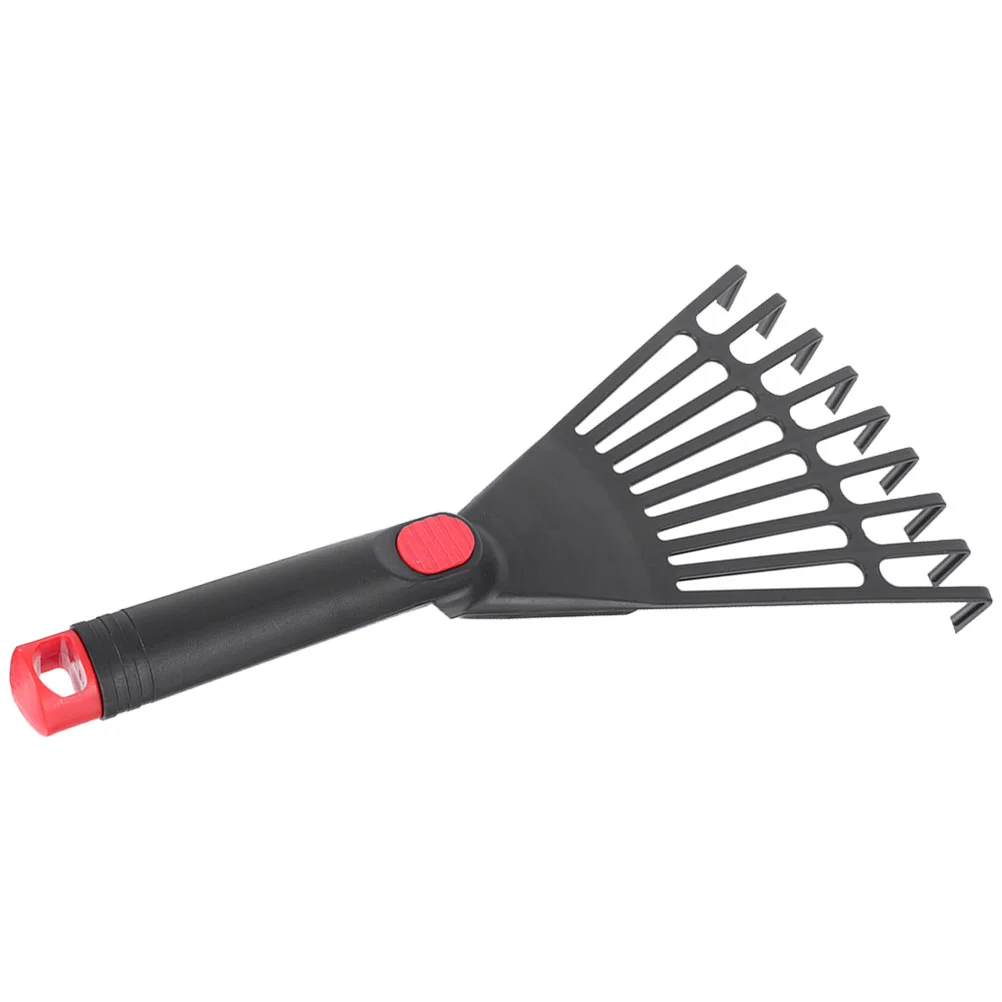 

Hand Rake Plastic Gardening Rake Garden Leaf Rake Flower Bed Rake with Handle
