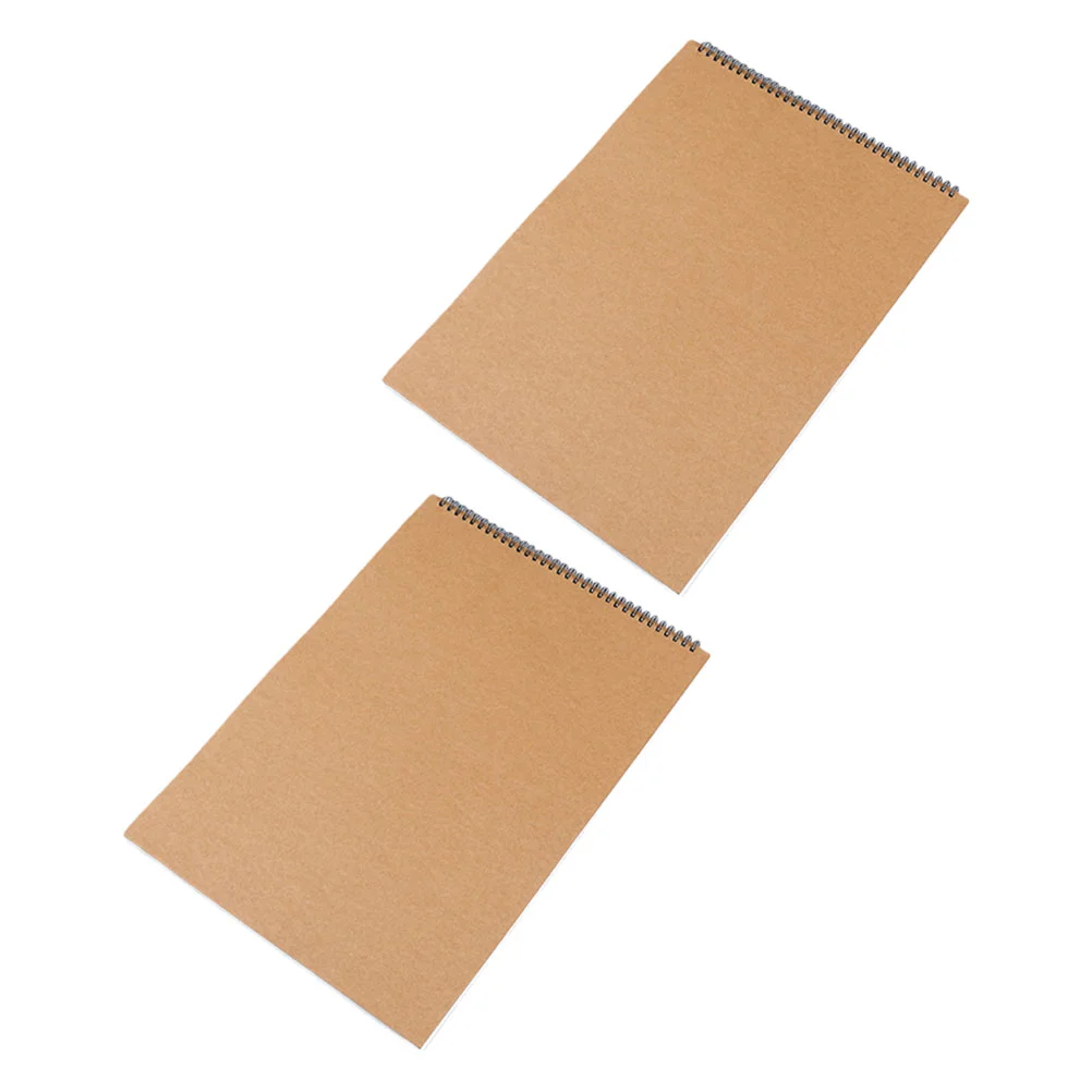 

2Pcs Blank Sketch Book Pads Art Students Art Drawing Paper Painting Book Blank Sketchbook