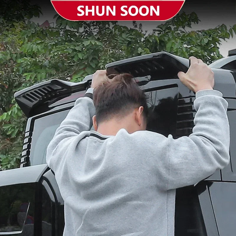 Для Jetour Traveler Shanhai T2 Sports Tail Paint Darth Vader Top Wing с фиксированным давлением ветра