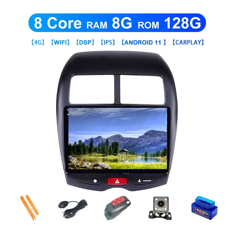 Zltoopai Android 11 Авто Радио для CITROEN C4 2010-2015 Mitsubishi ASX Peugeot 4008 Автомобильный