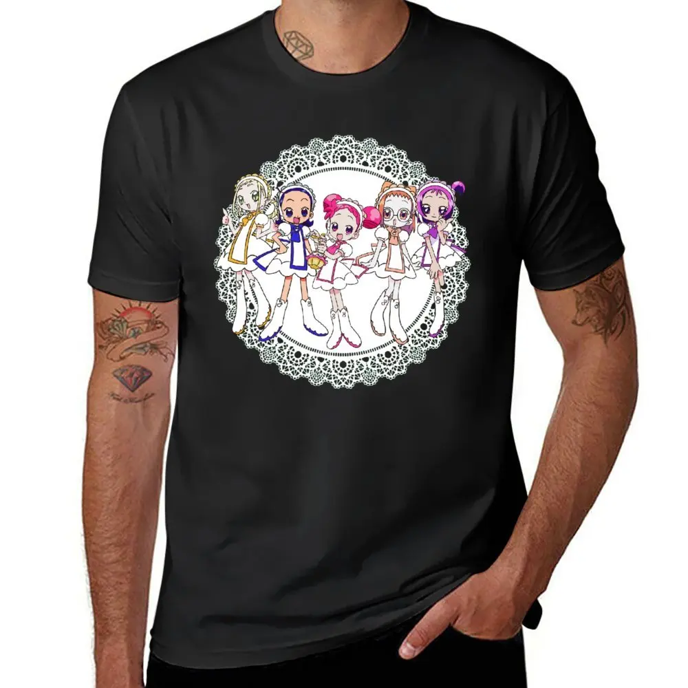 Классическая футболка в стиле Харадзюку Ojamajo Doremi Cafe лидер продаж смешная шутка