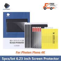 anycubic 3d printer parts 5 pieceslot 6 23 inch screen protector for photon mono 4k uv resin 3d printer
