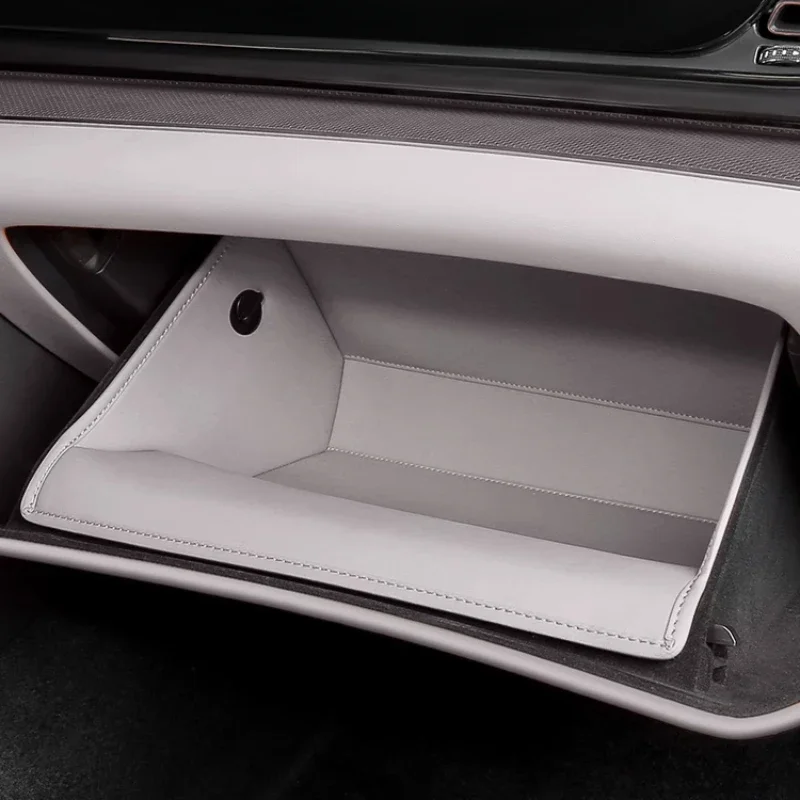 Для BYD Han DMI/EV перчаточная коробка кожаная накладка сумка для хранения
