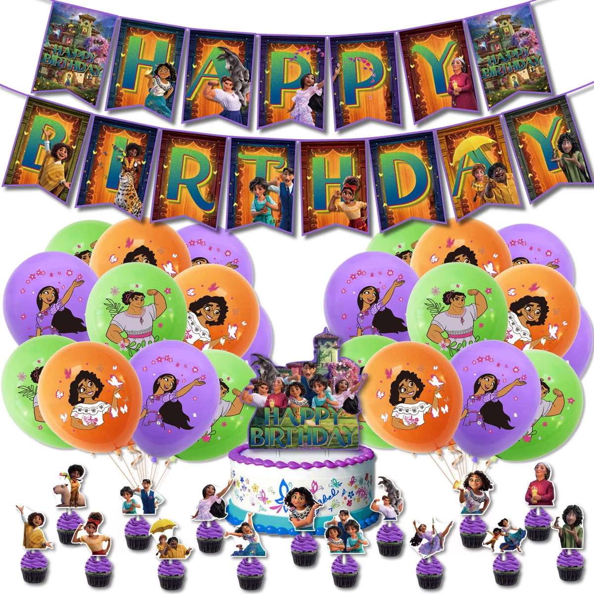 1 Набор украшения для темативечерние в стиле Disney |