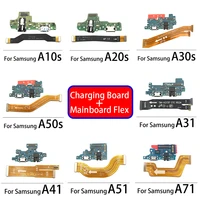 10 pcs usb charging port dock board connector main motherboard flex cable for samsung galaxy a10s a20s a30s a31 a41 a51 a71