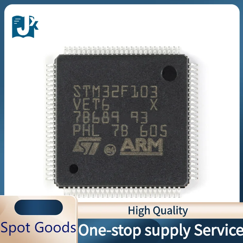 

STM32F103VET6 LQFP100 New Original Electronic Components MCU Microcontroller Integrated Circuits sale 32bit 72MHz 512 kB