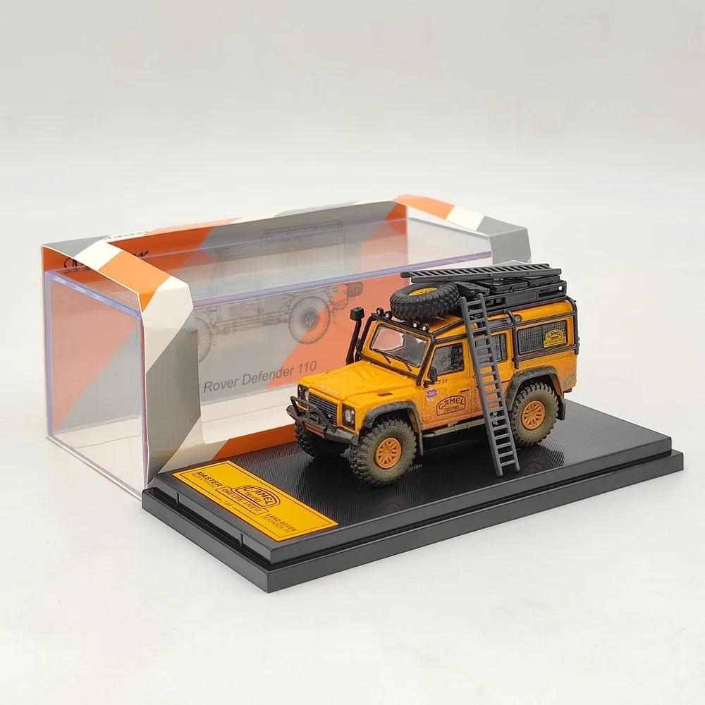 1:64 Master L ~ R Defender 110 Camel Cup Dirty Version литые под давлением игрушки модели автомобилей