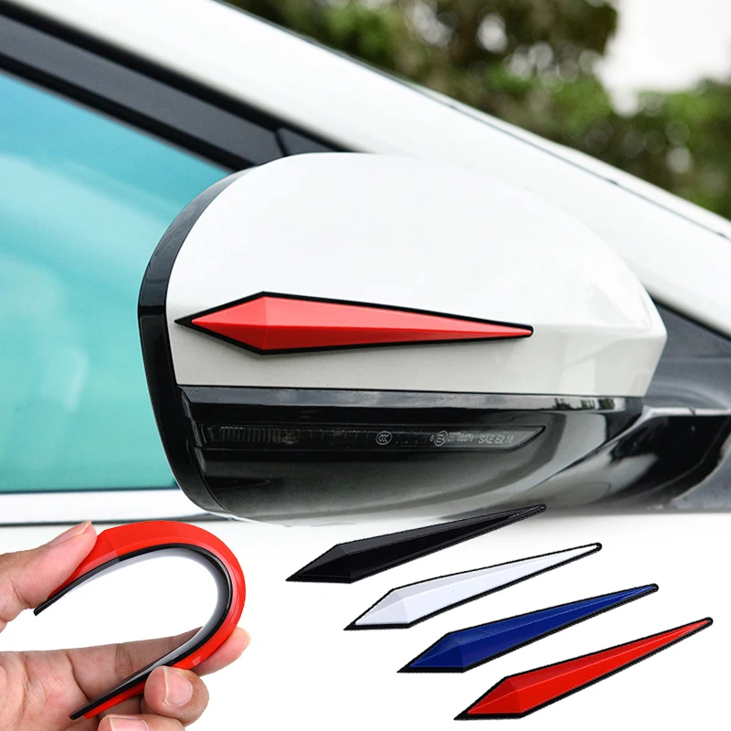 

4Pcs Universal Car Anti-collision Strips Door Rearview Mirror Bumper Anti-scratch Protection Stickers Auto Accessories 2.5x15cm
