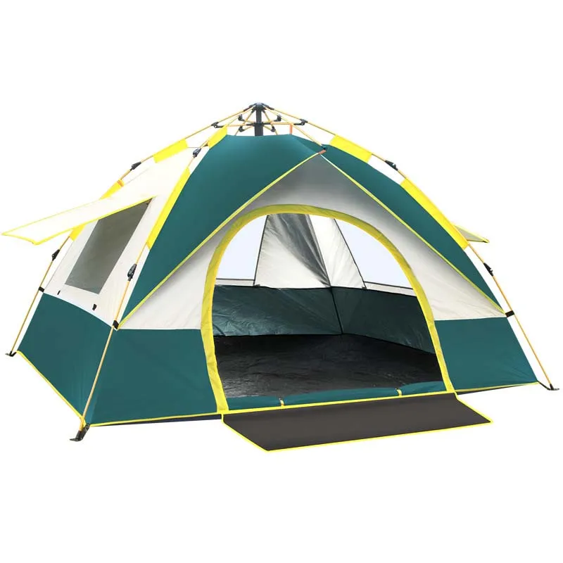 3-4/2-3 Person Fully Automatic Tent Camping Tents Travel Family Rainproof Windproof Sunshade Awning Beach Camping Hiking Tent