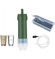 personal water filter straw mini water purifier survival gear for hiking camping travel and emergency preparedness