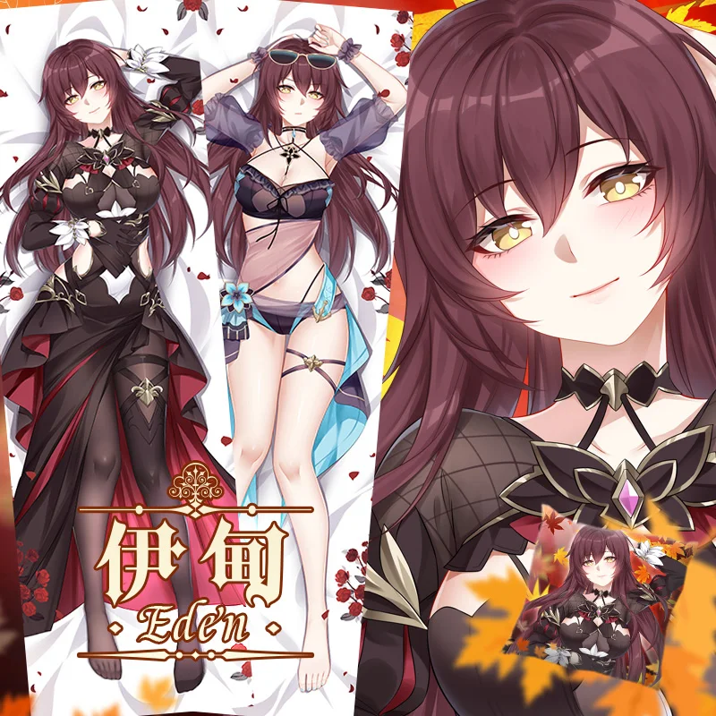

Game Honkai Impact 3 Eden Dakimakura 2WAY Hugging Body Pillow Case Anime Otaku Pillow Cushion Cover