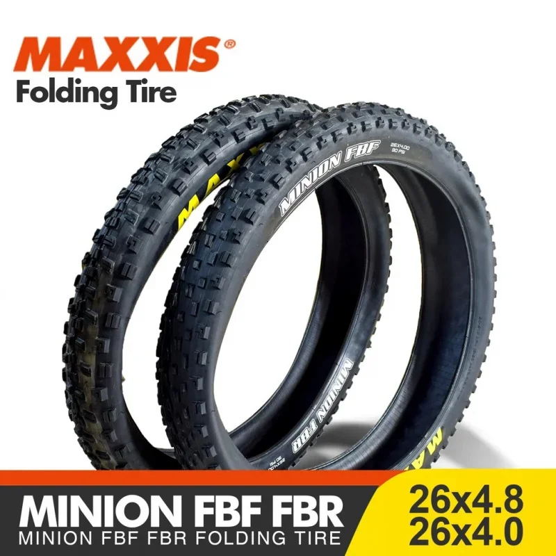 Фото MAXXIS 26 Minion FBF FBR 26*4,0 26*4,8 Складная шина для горного велосипеда MTB для пробного велосипеда Fat Bike Plus Шина с низкой катящейся частью велосипеда №2