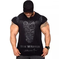 2021 new mens gyms fitness bodybuilding skinny t shirt summer casual fashion print male cotton tee shirts tops crossfit clothing