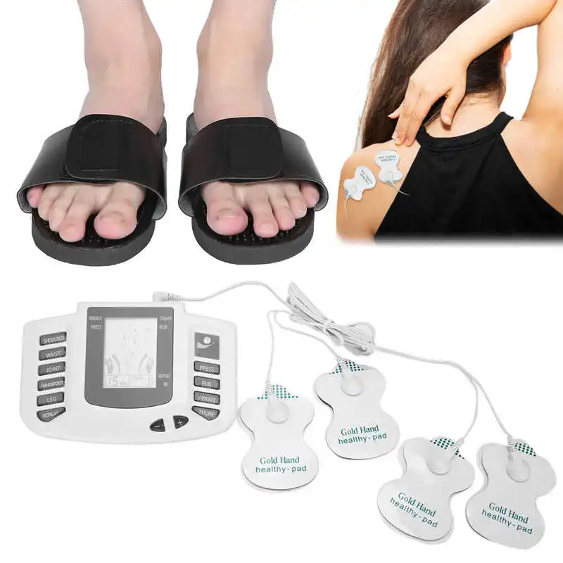 

NEW Electric Tens Muscle Stimulator Digital Muscle Therapy Full Body Massage Relax Pad Pulse Ems Acupuncture Health Care Machine