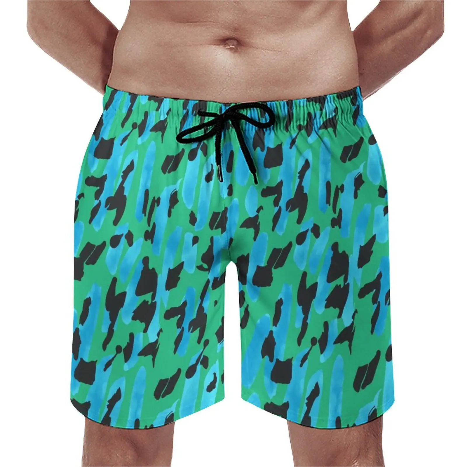 

Colorful Camo Board Shorts Summer Dot Print Running Beach Short Pants Men Fast Dry Casual Custom Plus Size Swimming Trunks