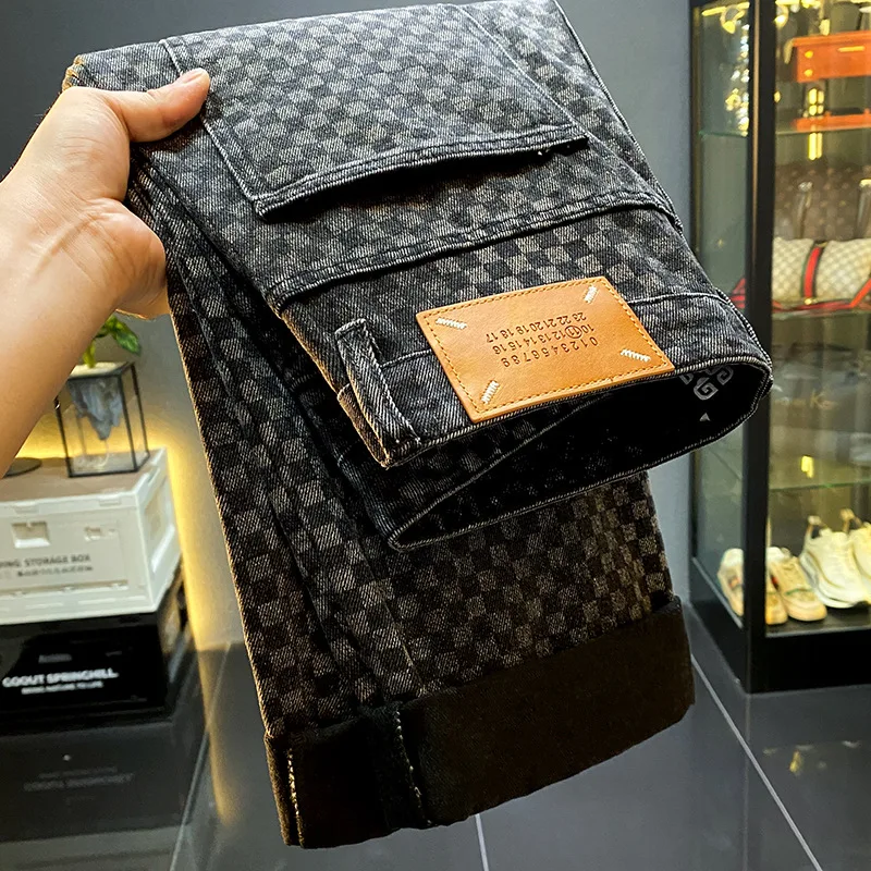 Унисекс черные джинсы