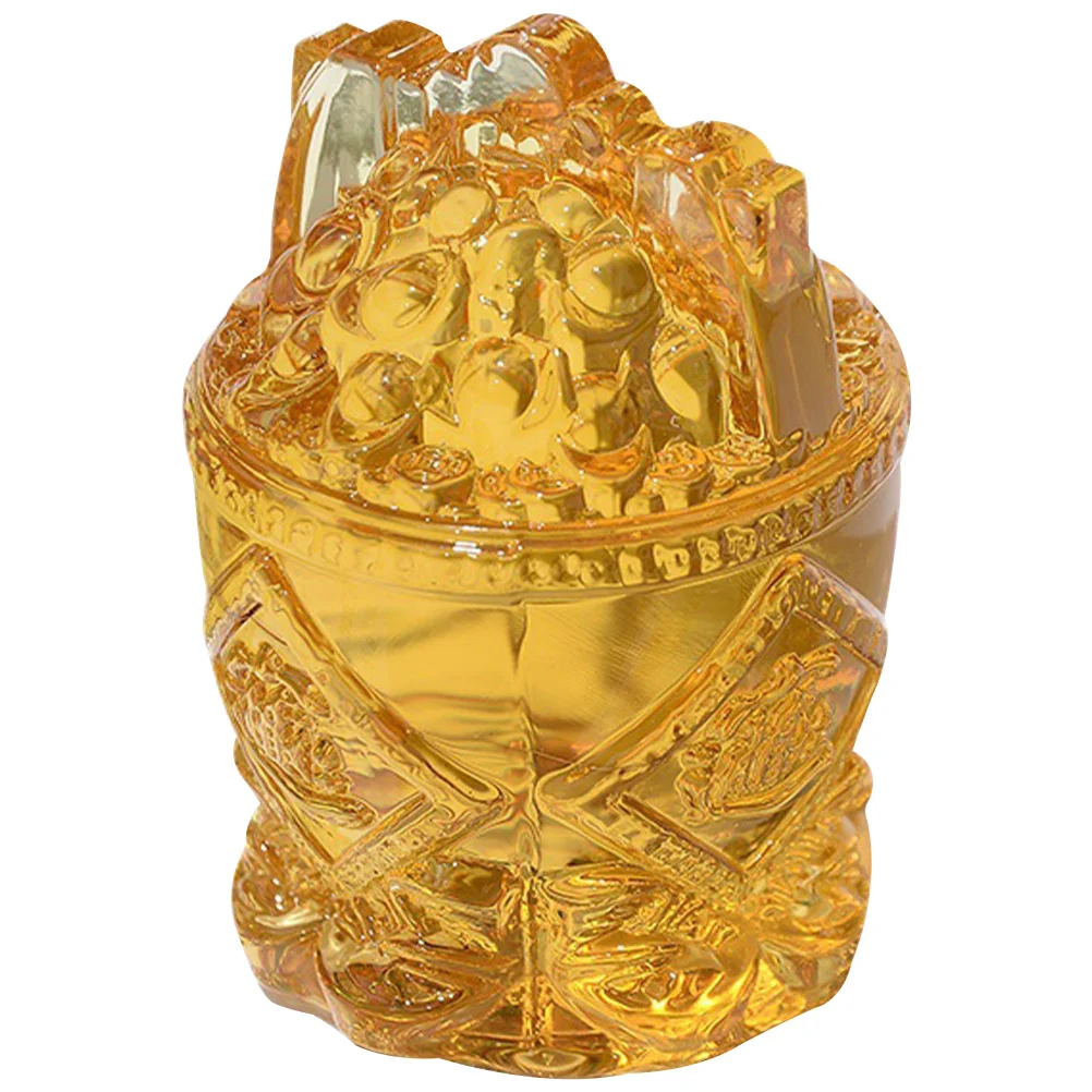 

Chinese Style Crystal Ornament Table Decoration Chinese Style Treasure Basin Ornament