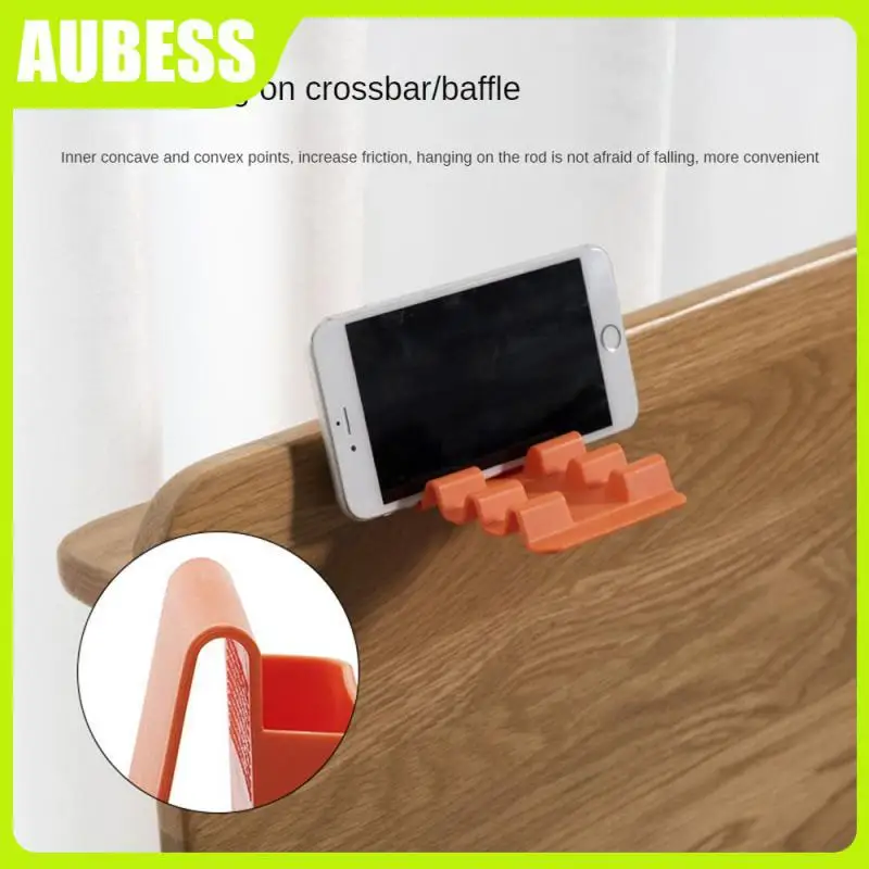 

Phone Holder Wavy Neutral Phone Rack Portable Multifunctional Bracket Desktop Phone Stand Horizontal Hanging Small Adjustable