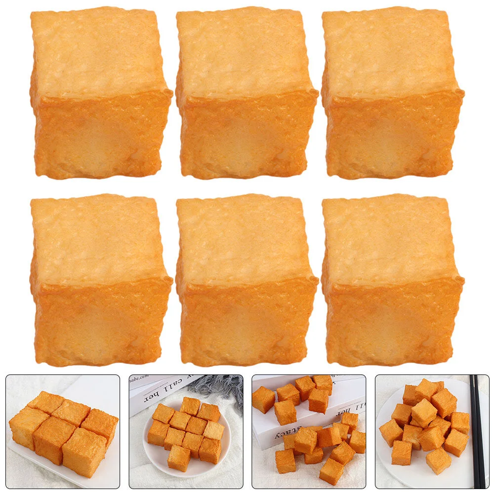 

Decorations Fish Tofu Restaurant Prop Fake Food Model Decorative Realistic Kitchen