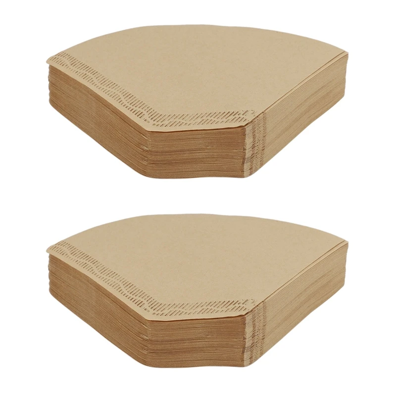 

200 Pieces Eco-Friendly Unbleached Original Wooden Hand Drip Paper Coffee Brewer 102 Coffee Filter Bag Coffee Maker