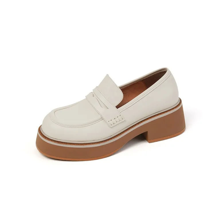 

Ladies Shoes Pumps Women Shoes Platform Loafers Shoes Fashion Trend Leather Loafer Footwear For Girls Size 34-39