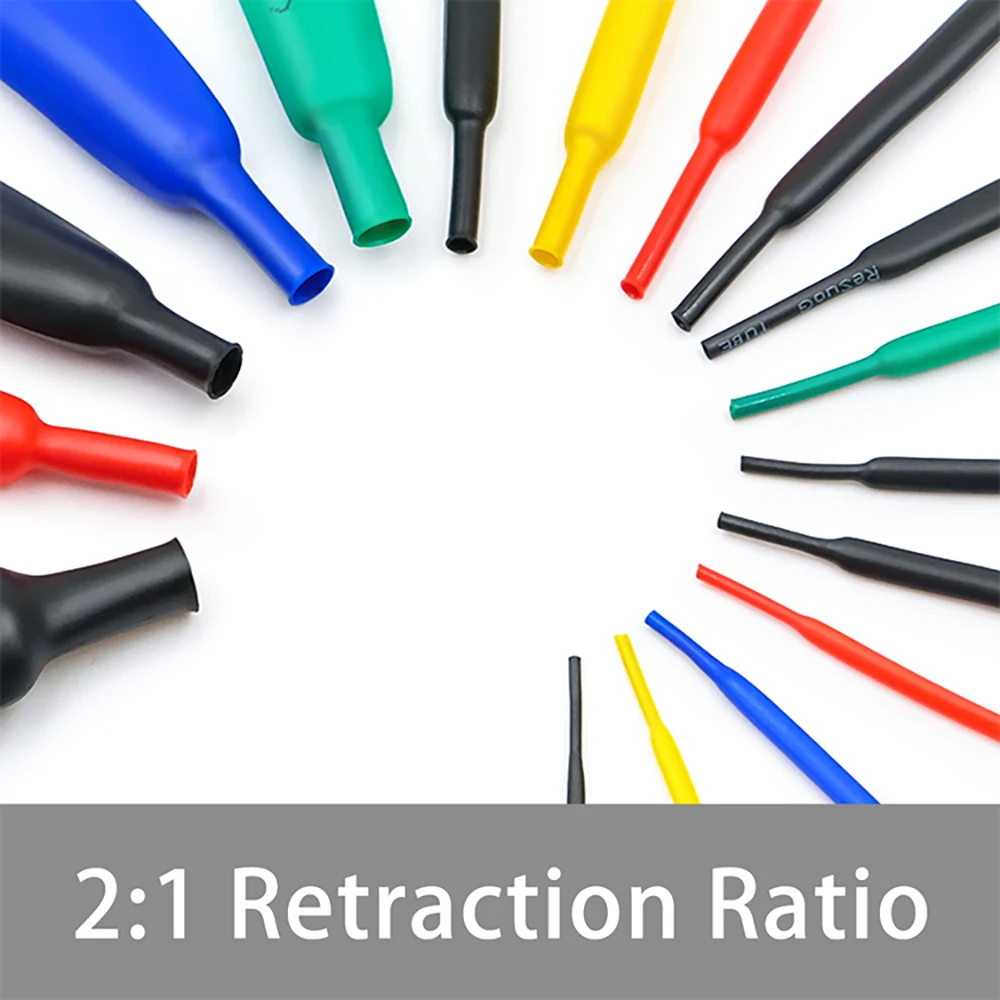 Термоусадочные трубки 2:1 560 шт