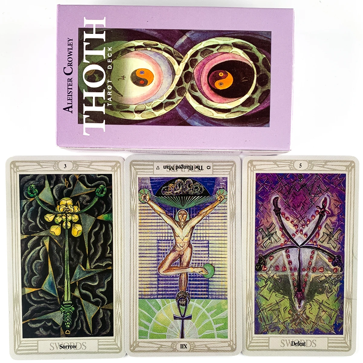 78Pcs Alester Crowley Thoth Tarot Deck Fortune Guidance Telling Divination Board Game With PDF Guidebook For Friends - купить по