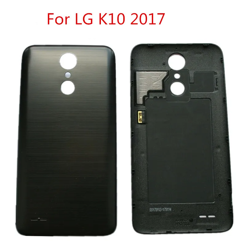 

New Housing Battery Cover For LG K10 2017 X400 M250 M250N M250E M250DS Battery cover Rear Back Panel Door With NFC