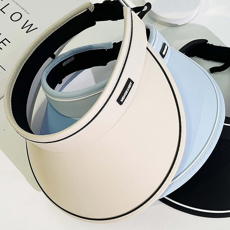 

Шляпка от солнца дышащая женская, Регулируемый козырек от солнца, с защитой от ультрафиолета, модная кепка для занятий спортом на открытом воздухе, лето 2023