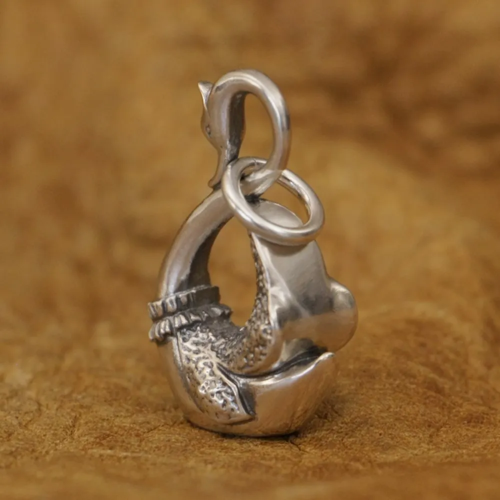Милый кулон в виде лебедя из стерлингового серебра 925 пробы милые подвески