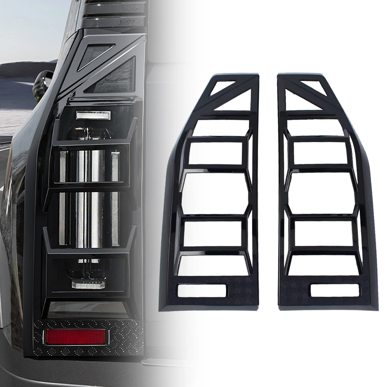 

Для Jetour Traveller T2 2023 2024 2025 автомобильные аксессуары ABS пластик задний фонарь крышка накладка 2 шт.