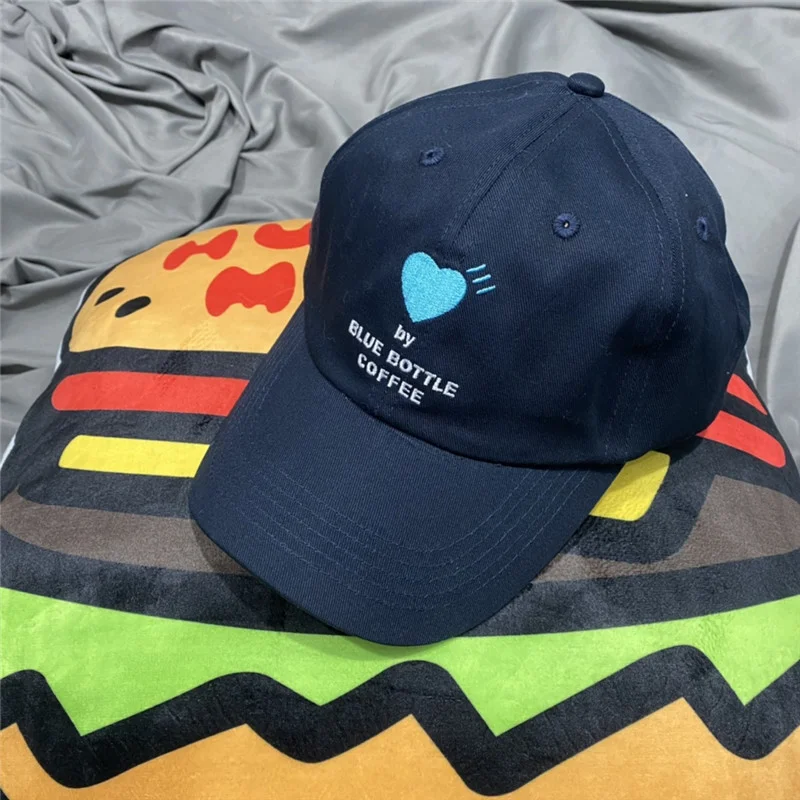 

Human made blue bottle coffee love baseball sun protection Embroidery cap MZ562