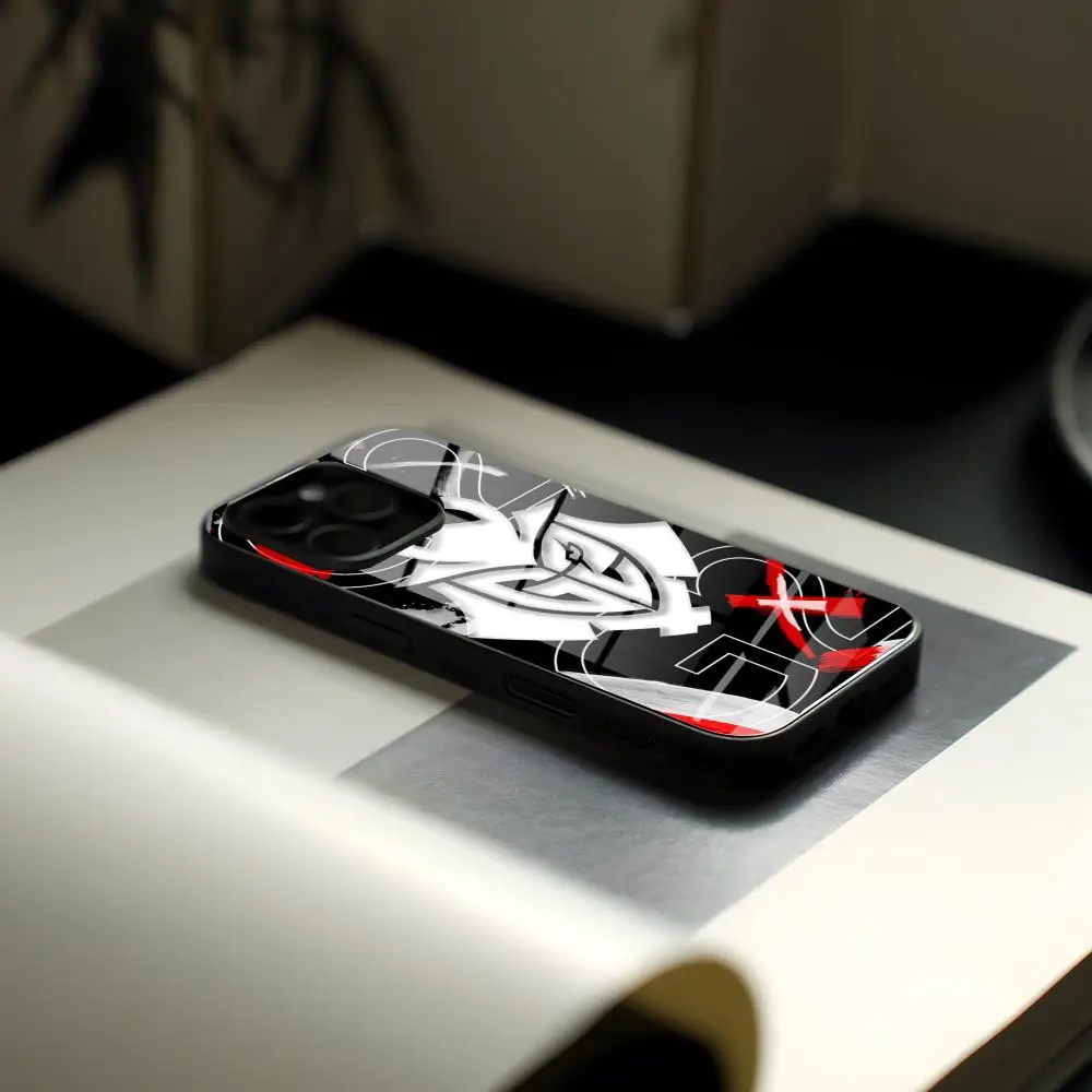 Фото Чехол для телефона C-CSGO Team G2 F-Faze Spirit Vitality из стекла для iPhone 17 Air Peaceful 16 15 17 14 Pro Max 13 12 11 X XS XR Plus №3