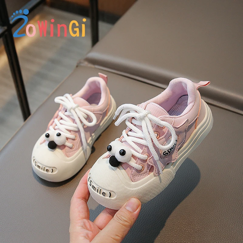 

Размер 23-34 детская обувь, милая мультяшная повседневная обувь для девочек, детская обувь с кольцом и петлей, детская обувь с мягкой подошвой для мальчиков, детская обувь