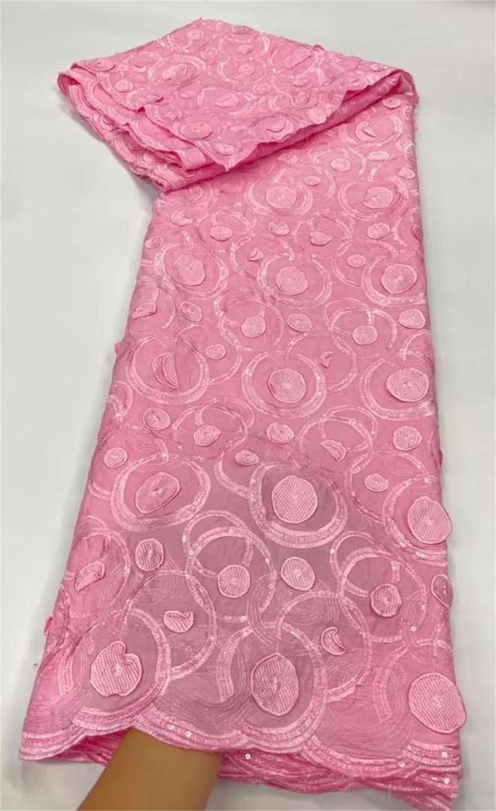 Африканская вышивка шнур ткань высококачественное французское гипюровое