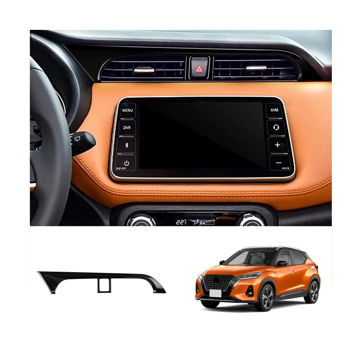 Внутренняя Центральная Автомобильная консоль LHD A/C Крышка вентиляционного