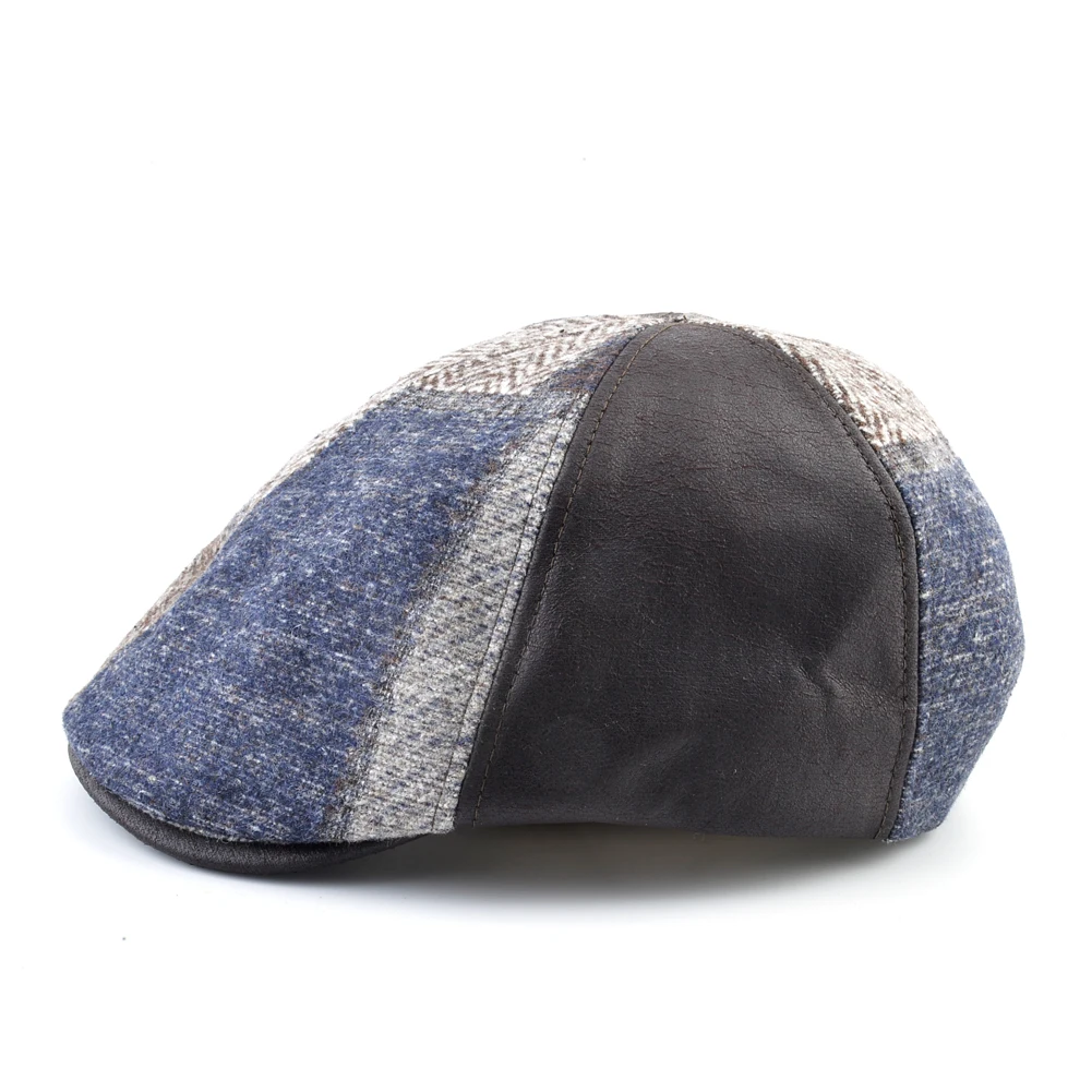 Модные кепки газетчика для мужчин и женщин осенне-зимний тканевый берет с