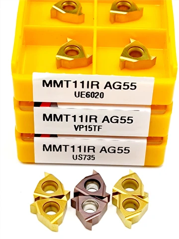 MMT11IR AG55 VP15TF US735 UE60-20 инструмент для фрезы MMT 16IR высококачественное Оригинальное лезвие из цементированного карбида