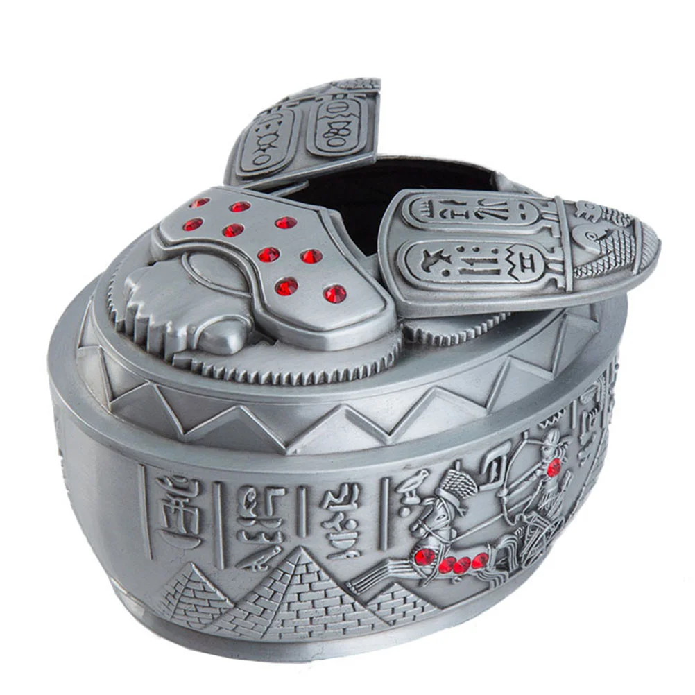 

Sculptures Home Decor Ashtray Cigar Figurines Home Decor Bronze Ashtray Vintage Ashtray Metal Ashtray Lid Cover Beetle Ashtray