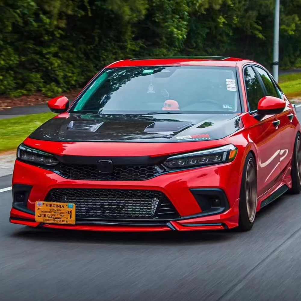 Автомобильные фары для Civic Xi 11th 2021-теновые светодиодные в сборе обновленный